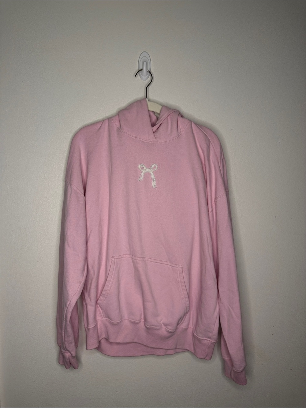 Hollister Pink Pullover Hoodie Sweatshirt